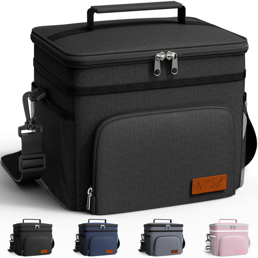 HOTOR Insulated Lunch Box Men Women Leak-Proof Cooler Lunch Bag 9L