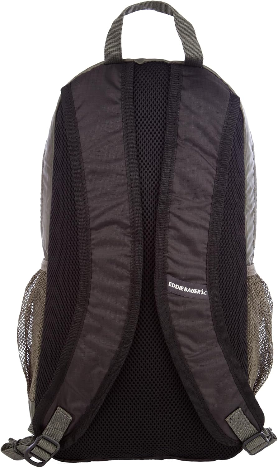 Eddie Bauer Stowaway Packable Backpack | Travel | Outdoor | Lightweight | Foldable | Durable | Ripstop Polyester | 20L - Spruce Green