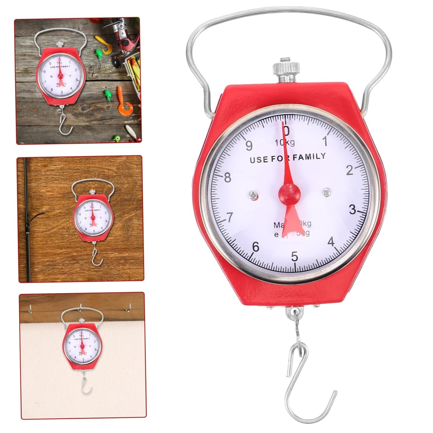 Portable Fish Scale Lightweight Spring Scale for Luggage High Accuracy