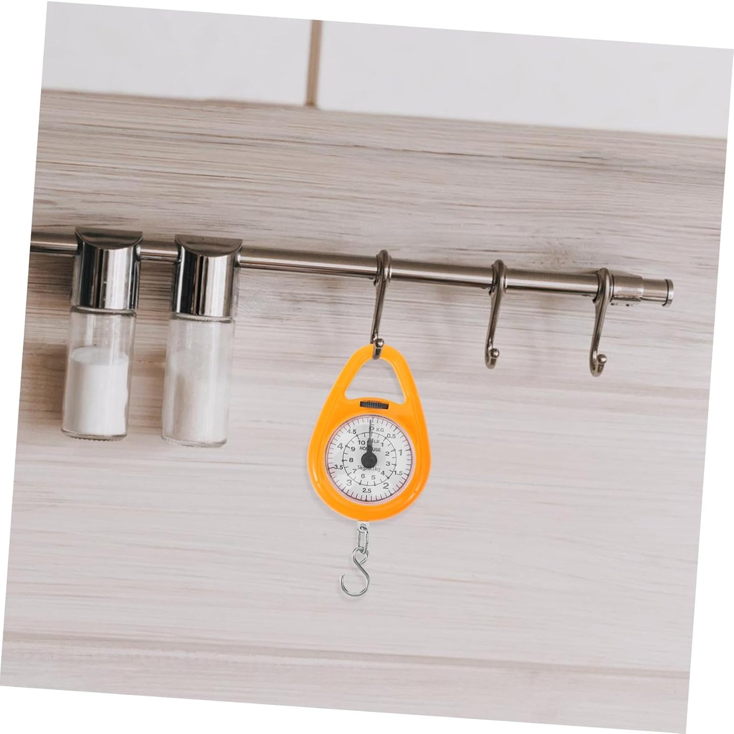 Handheld Scale Mechanical Spring Balance Luggage Scale for Travel Built Hook