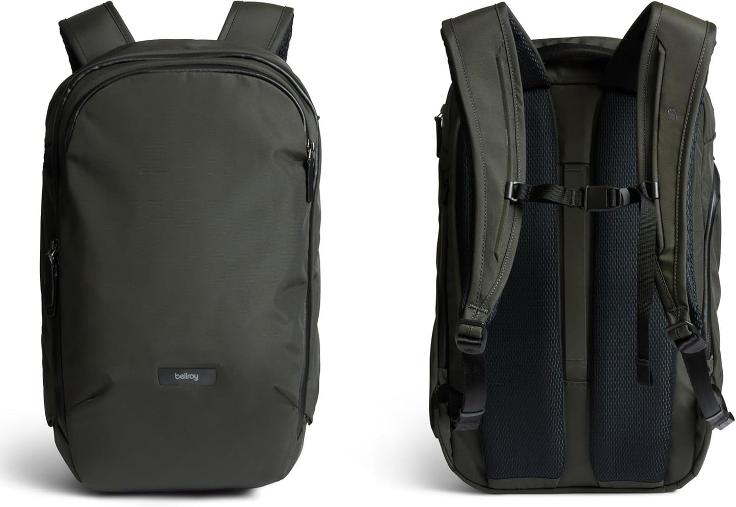 Bellroy Transit Workpack Pro (22L work bag/commuter backpack, fits 16” laptops; organization for travel and commutes) -Olive