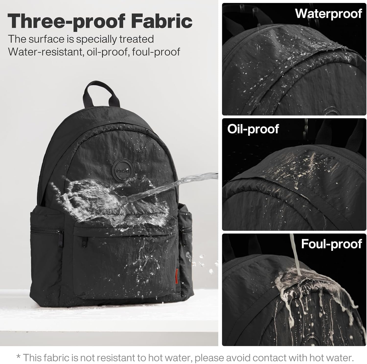 mixi Outdoor Lightweight Backpack Casual Carry On Laptop Backpack Travel Bookbag for Women Men