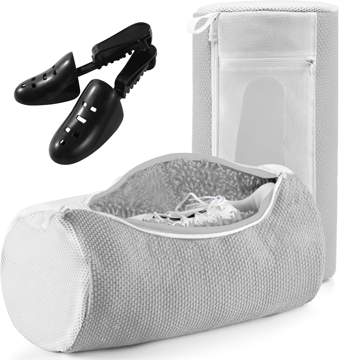 Shoe Washing Machine Bag for Washer and Dryer - Reusable Lint-free, Large Laundry Shoe Bag for