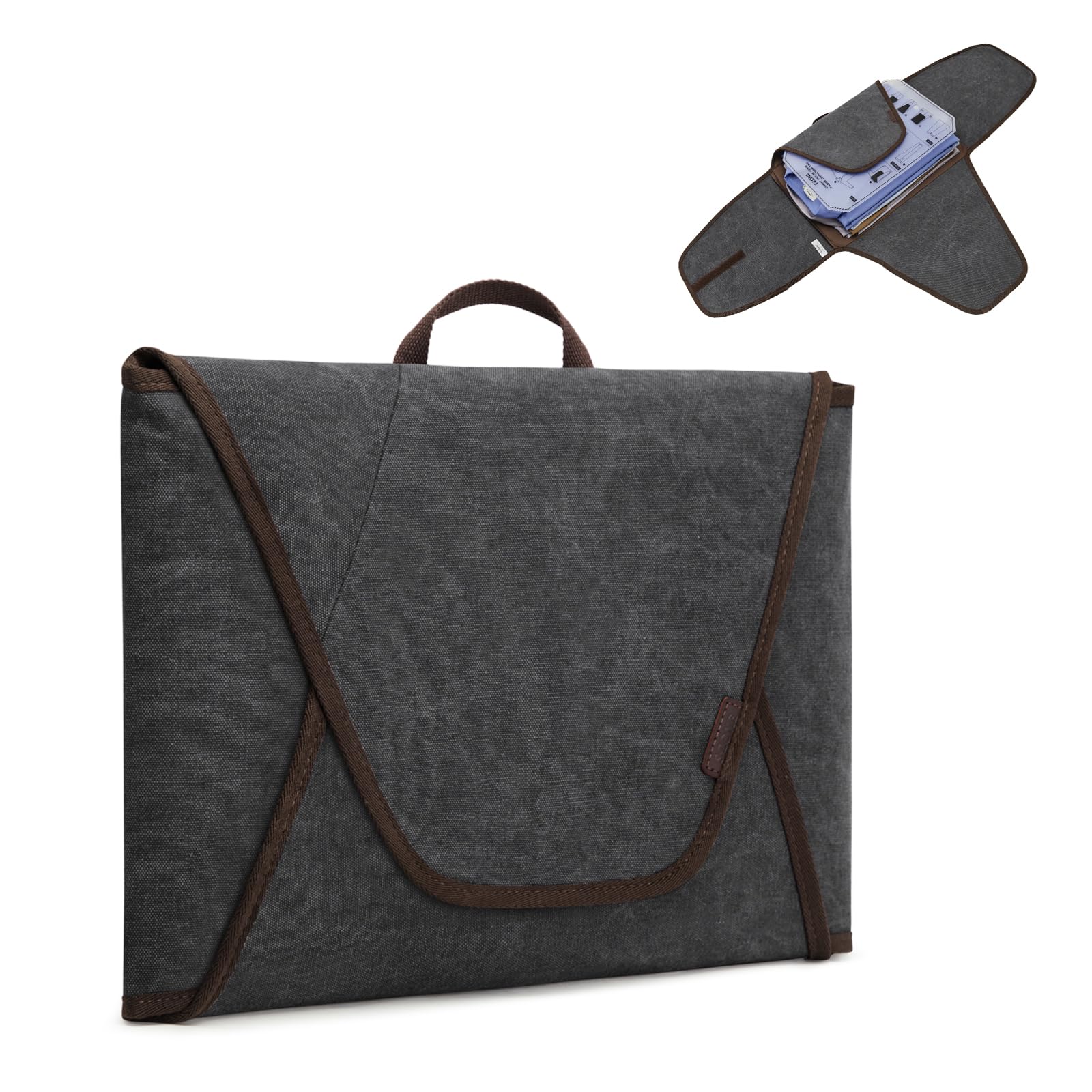 S-ZONE Garment Folder Compression Packing Cubes Suitcase Organizer Bags