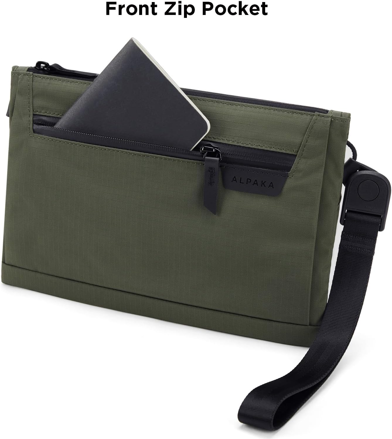 ALPAKA Zip Pouch Max V2 and Zip Pouch Pro-Front Zip Pocket, Compact Men Sling Bag - Passport Holder, Slim Zipper Wallet with RFID Blocking, YKK Zippers Multi-tool Slot