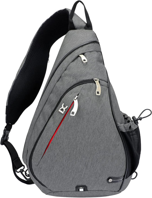 INOXTO Sling Bag, Multipurpose Crossbody Shoulder Bag for Men and Women