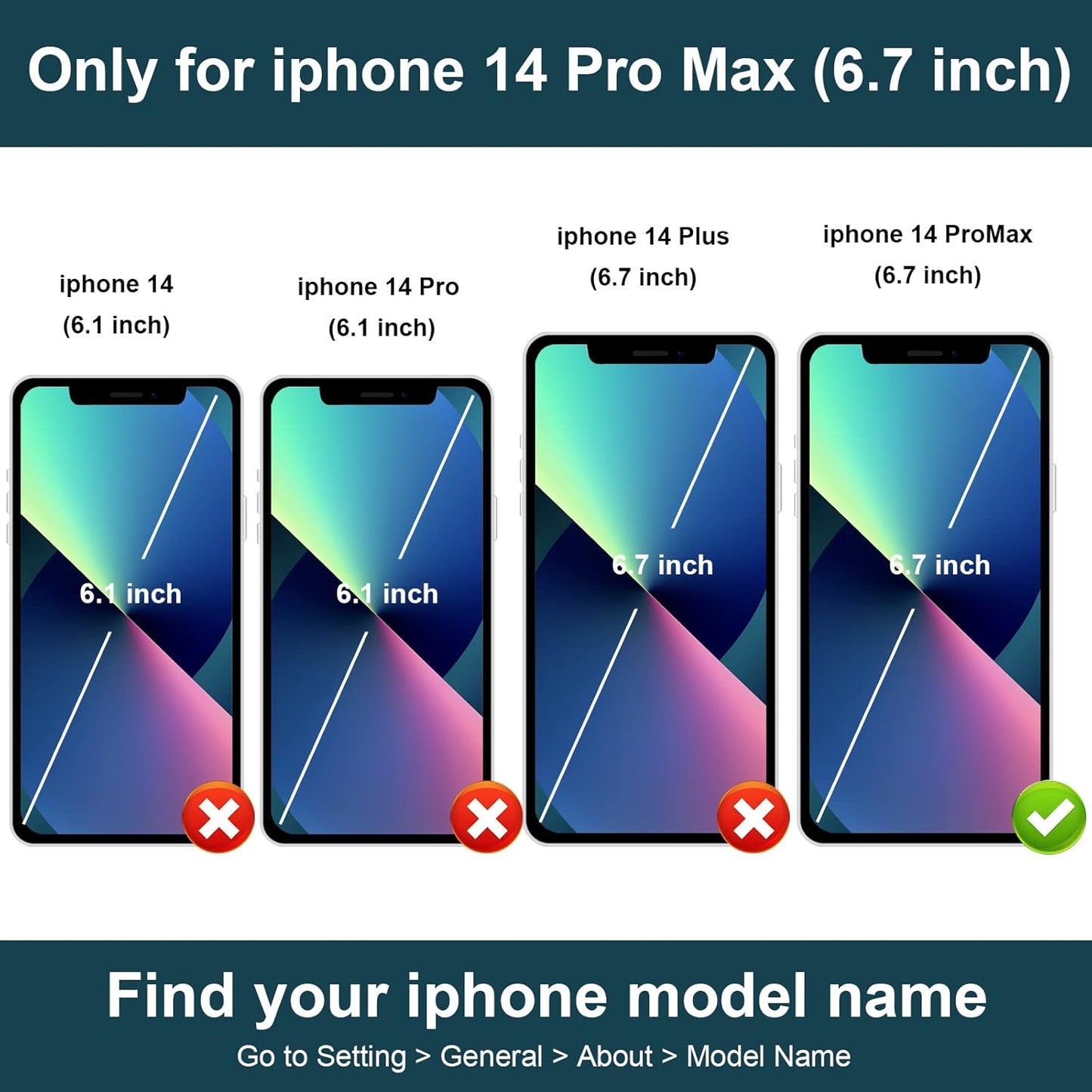 Folosu Compatible with iPhone 14 Pro Max Case Wallet with Card Holder, 360°Rotation Finger Ring Holder Kickstand, RFID Blocking Leather Protective Double Buttons Shockproof Cover 6.7 Inch Gray
