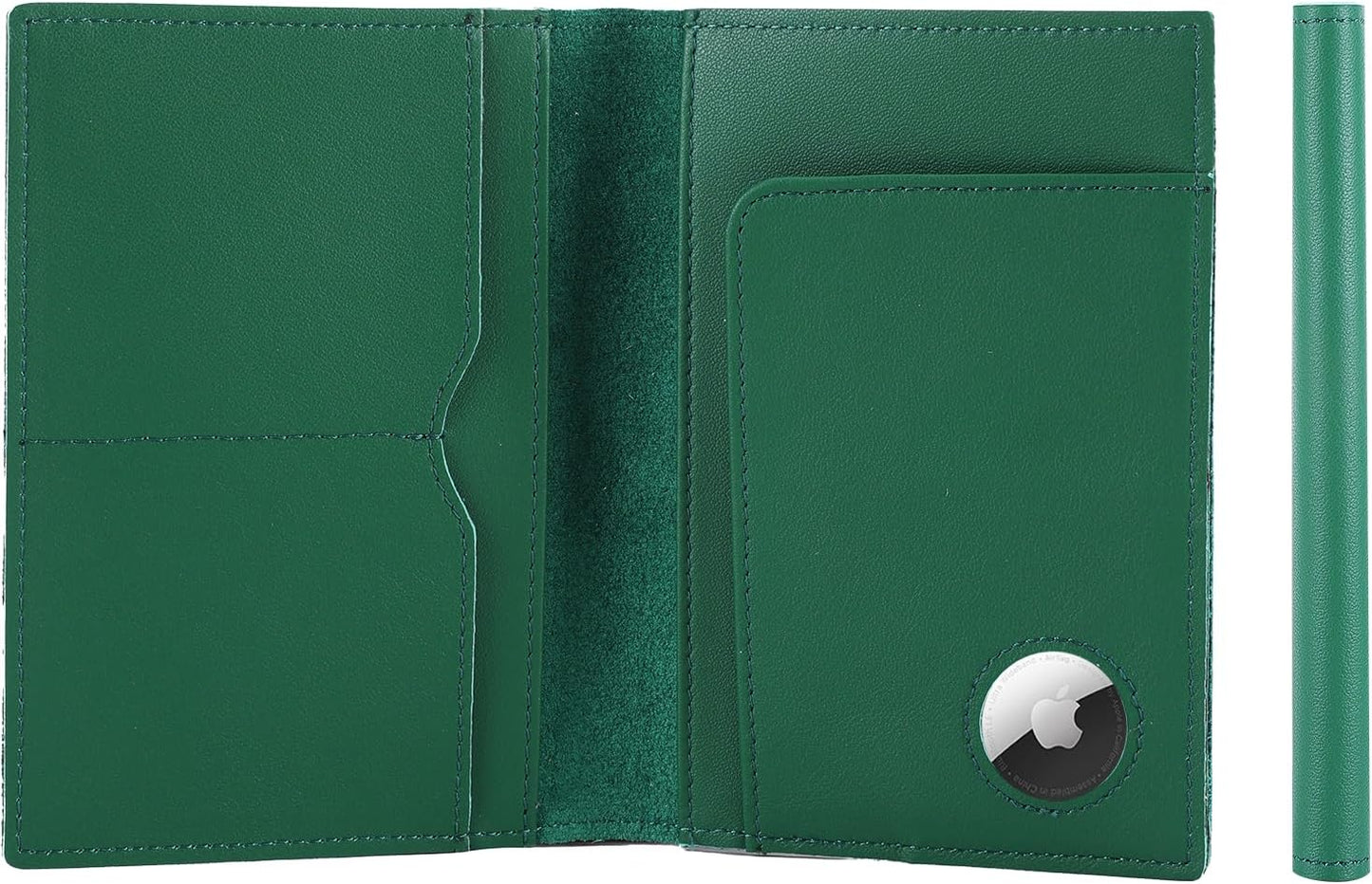 STAR VISTA Albatross Leather Travel Passport Holder, Minimalist Design, Calfskin Leather Case for