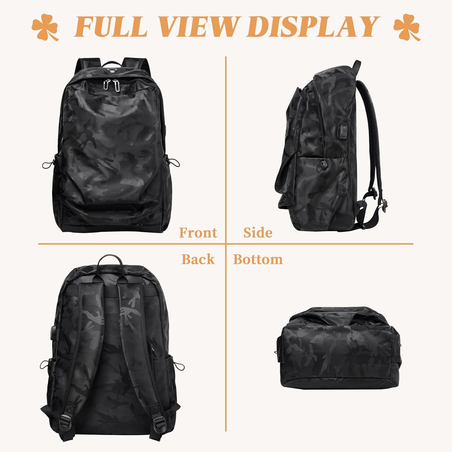 FSD. WG Casual Bag for Men Fashionable Outdoor Bag Popular Travel Bag Casual Large Capacity
