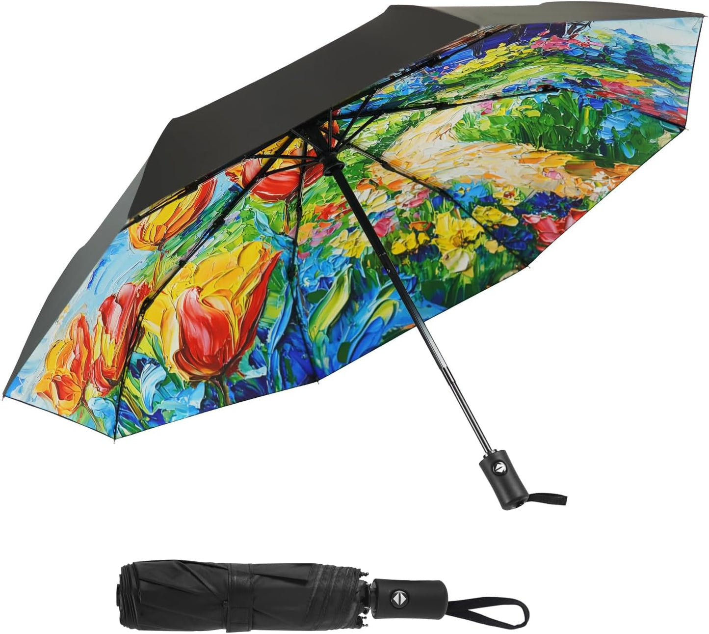 SY COMPACT Travel Umbrella Windproof Automatic Umbrellas Small Compact UV Sun Protection Factory Outlet Umbrella