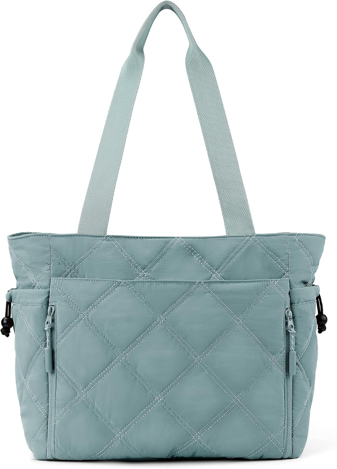 befen Laptop Tote Bag for Women Work, Travel Tote Bags Nurse Puffer Quilted Handbags, Lightweight Waterproof Beach Purse