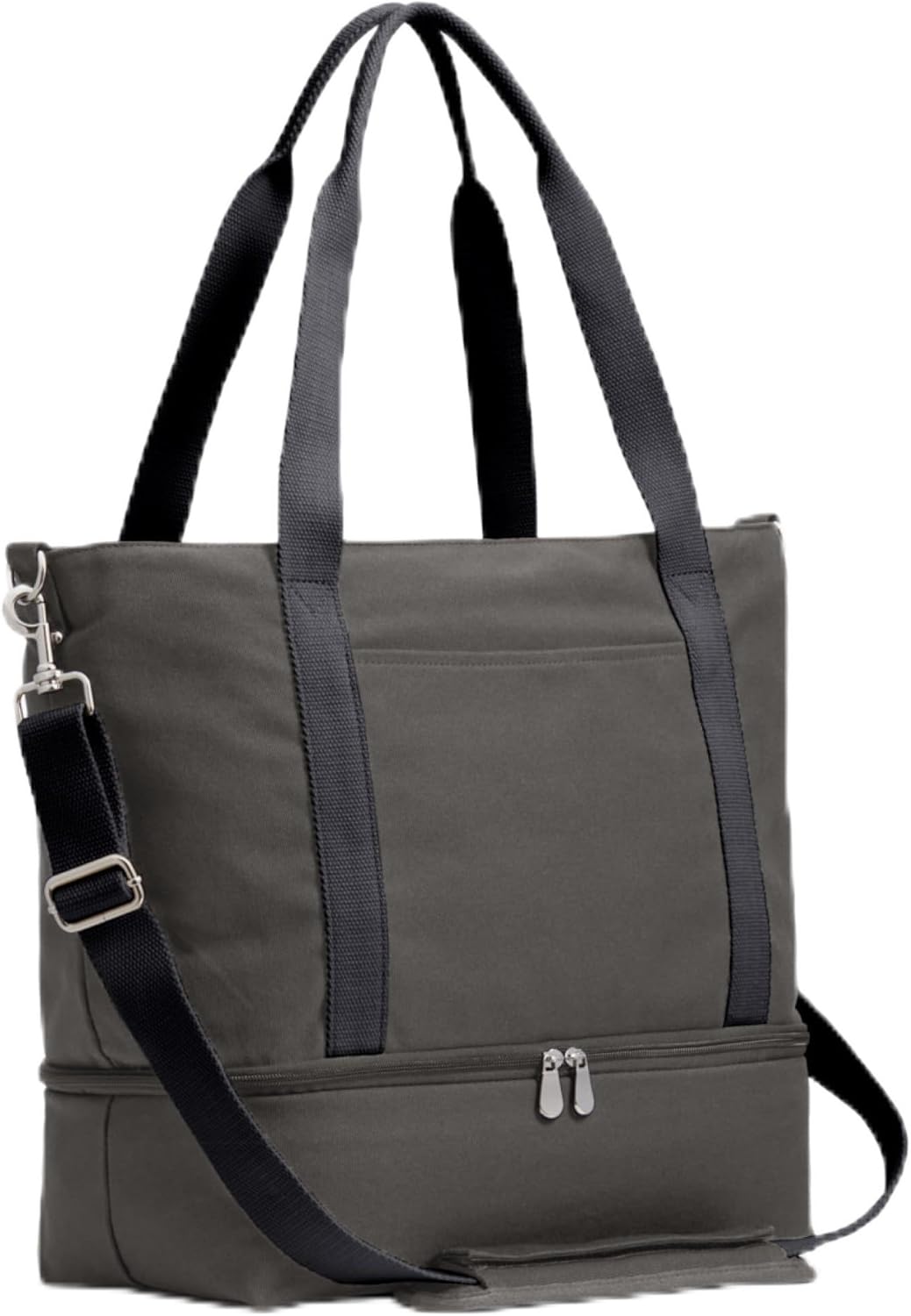 Lo & Sons Catalina Deluxe Tote - Spacious Canvas Travel & Everyday Bag With Shoe Compartment, Luggage Sleeve, Padded Strap