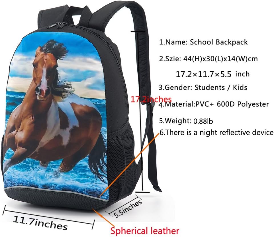CAIWEI American Football Backpack School Bag