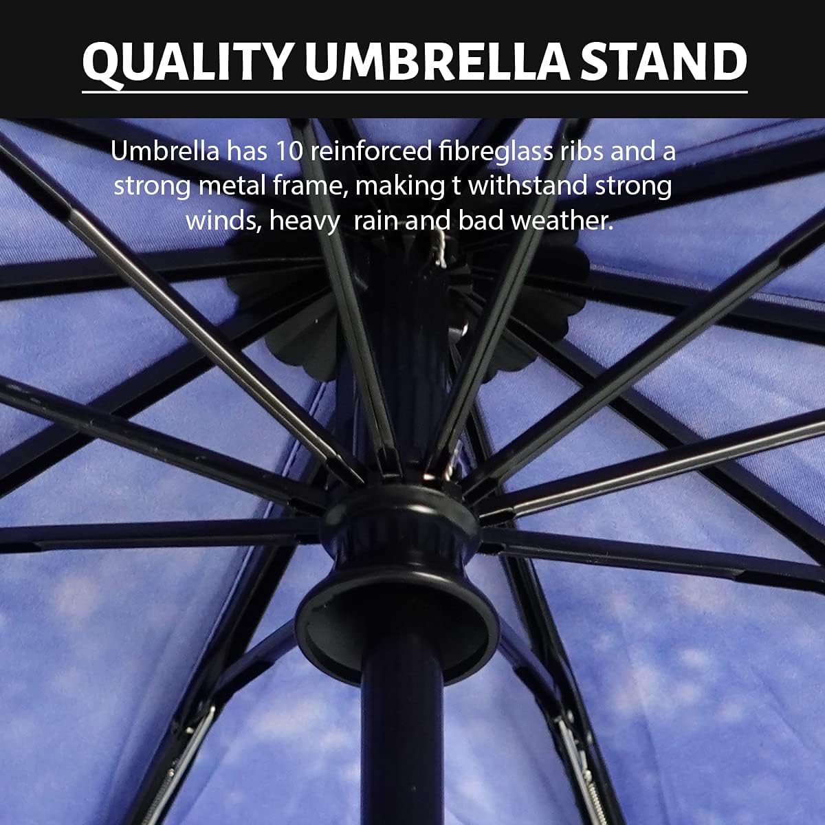 LLanxiry Compact Travel Umbrella, Windproof UV Protection Mini Folding Umbrellas for Rain Small Portable Umbrella for Travel Outdoor Use