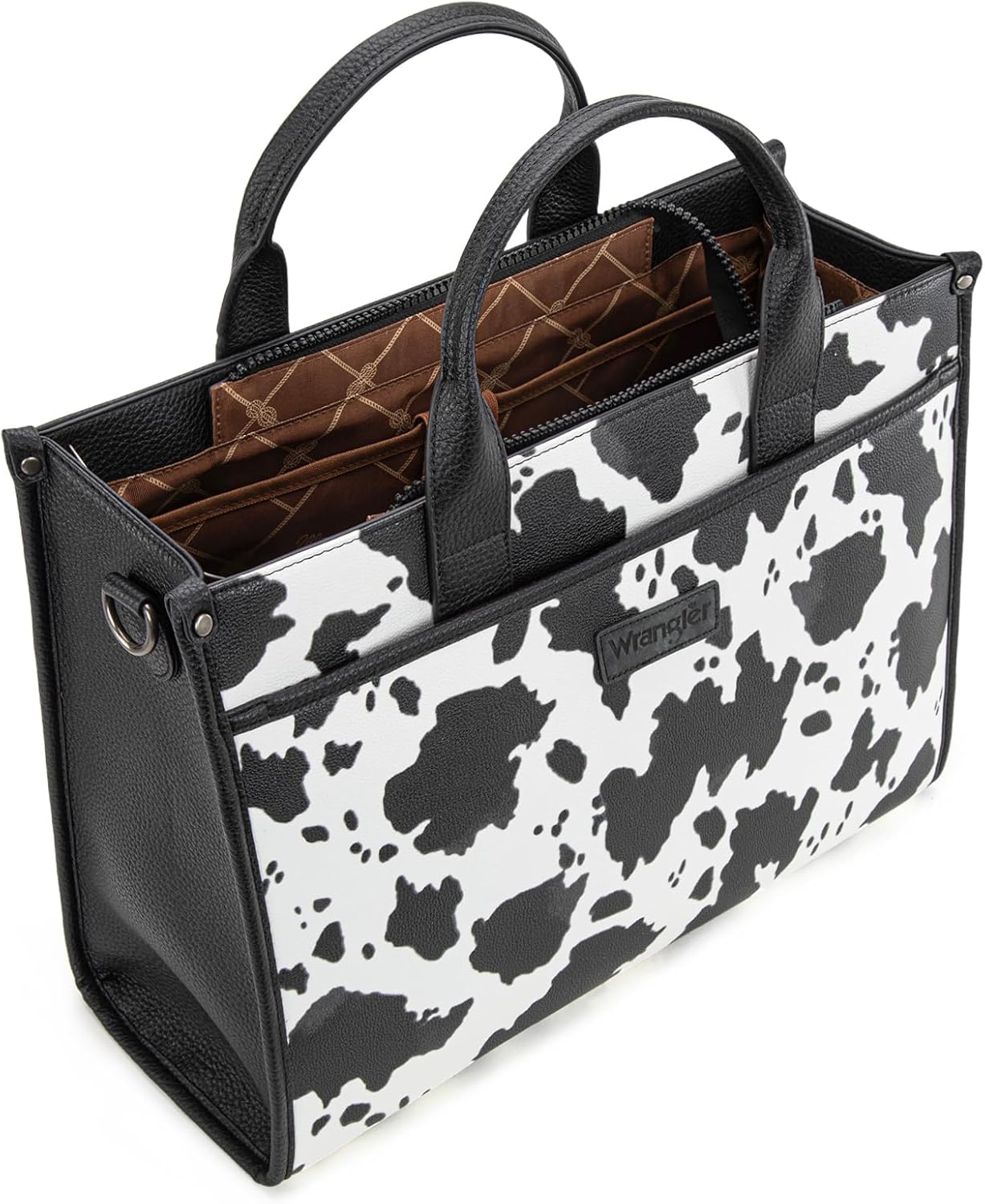 Wrangler Laptop Bag for Women 15.6 Inch Vintage Work Tote Bag for Business Briefcase Handbag with