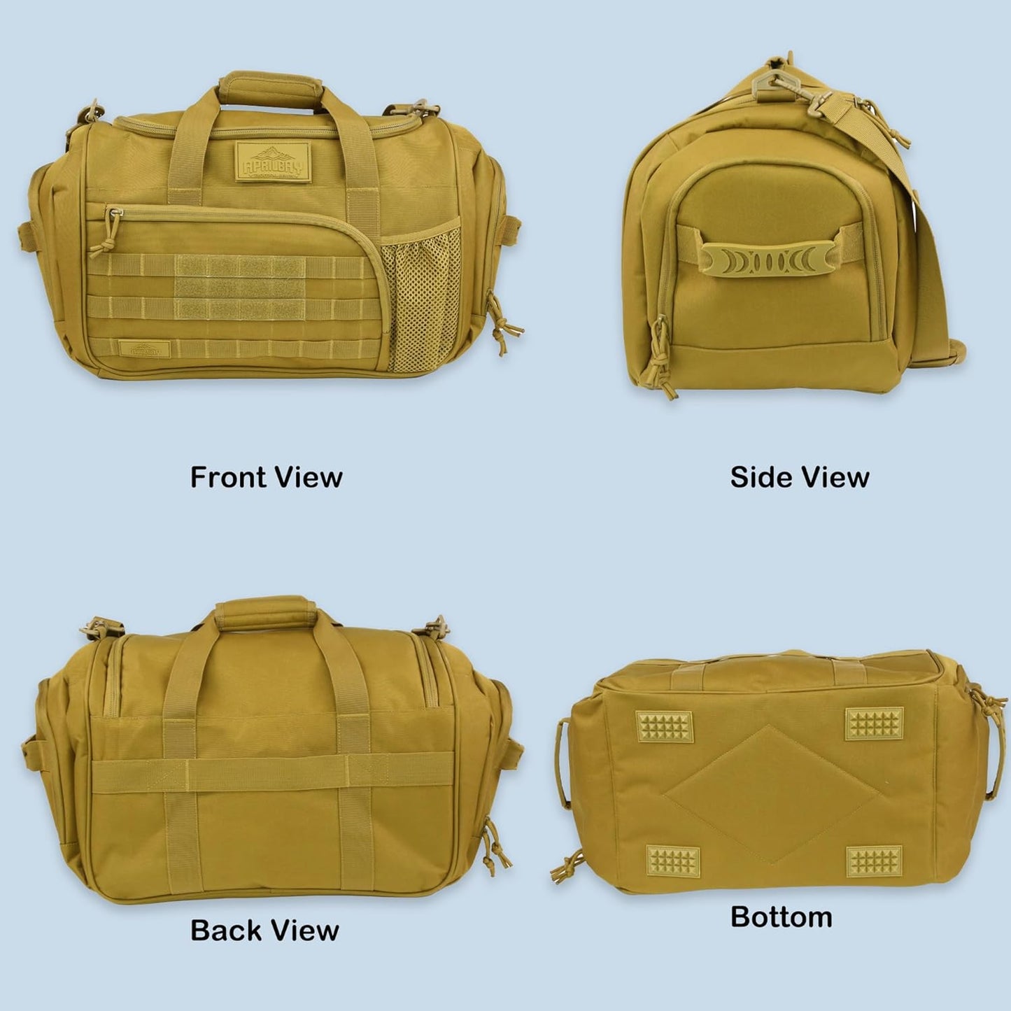APRlLBAY Gym Bag Large Size 43L Training Bag Traveling With Luggage Strap Equipment Bag Tactical