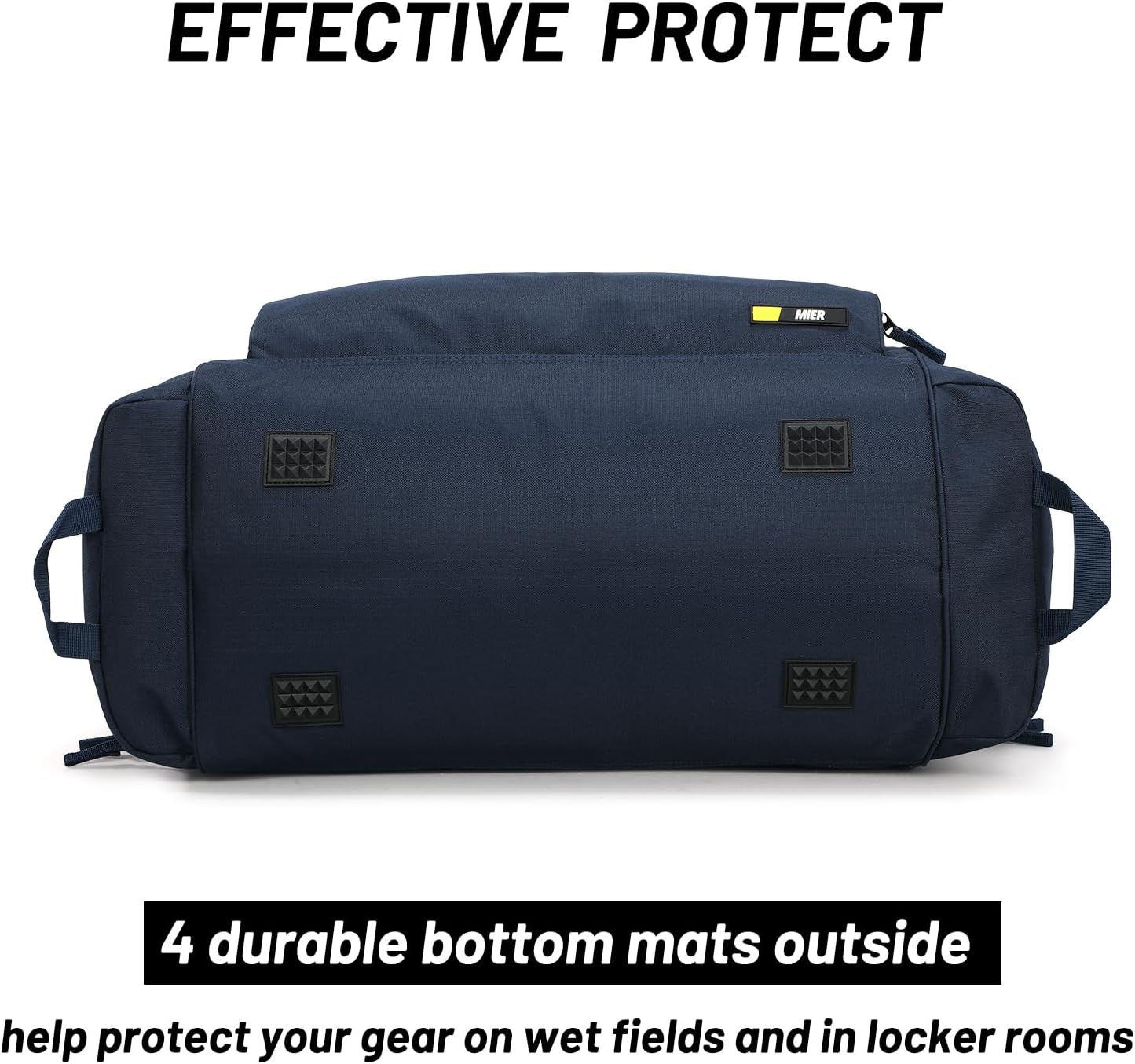 MIER Large Gym Bag for Men Sports Duffle Bag with Shoe Compartment 60L Lightweight Duffel Bags for Workout Fitness Travel