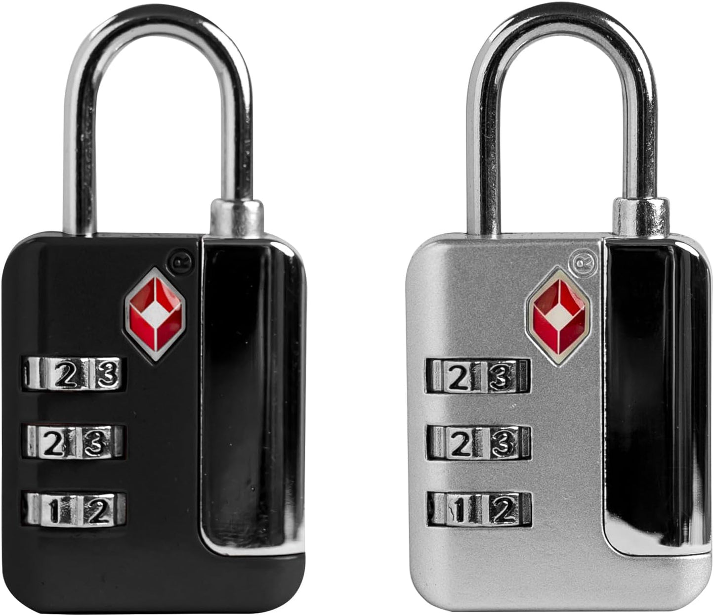 Luggage Locks TSA Approved, Combination Padlock for Locker, Small Combo Padlock, TSA Locks for Luggage, Gym Locker, Suitcase, Gun Case, Storage Box, Outdoor Fence, Backpack, Bag Zipper