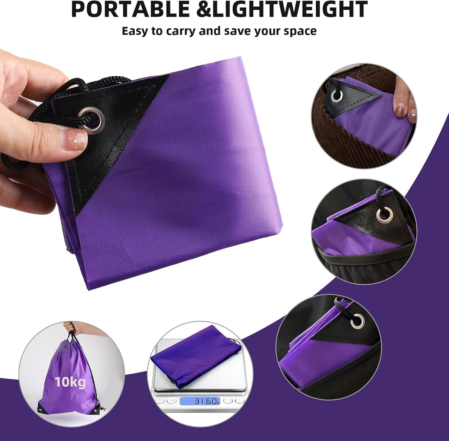 50 Pcs drawstring backpack,multi functional drawstring bag Bulk,Draw String Bags,Cinch Bag essential for gym travel, nunisex, loose and portable (50, Purple)