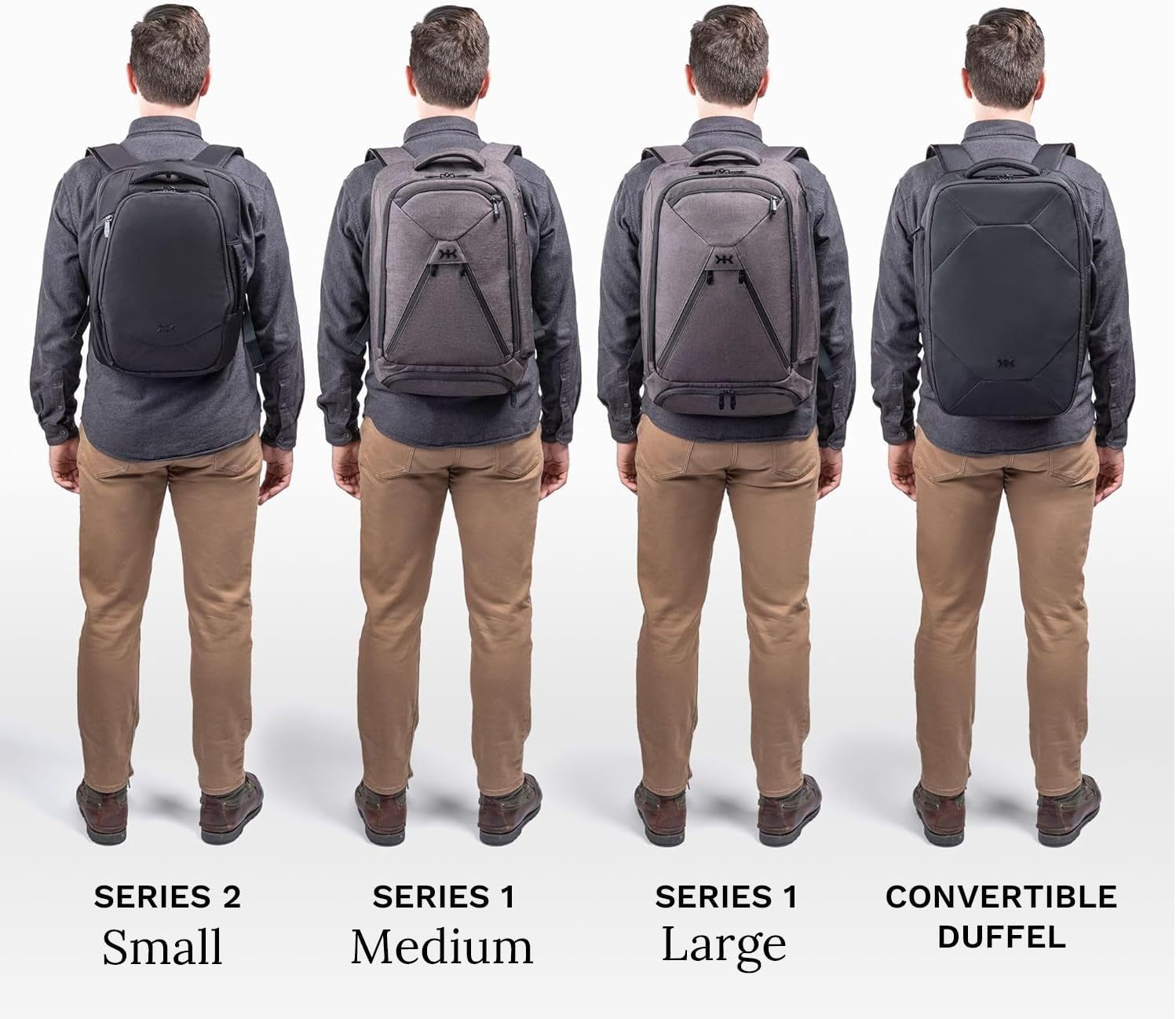 Knack Series 1 Laptop Backpack Travel Set Fits up to 15 Inch - Includes Expandable Packing Insert