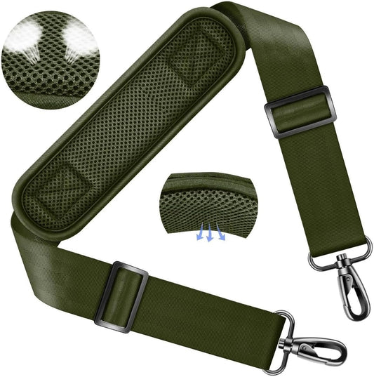 ZINZ Shoulder Strap 58" Ultra-Thick Fixed Padded and Adjustable Buckles Crossbody Strap for Briefcase Laptop Bag Luggage