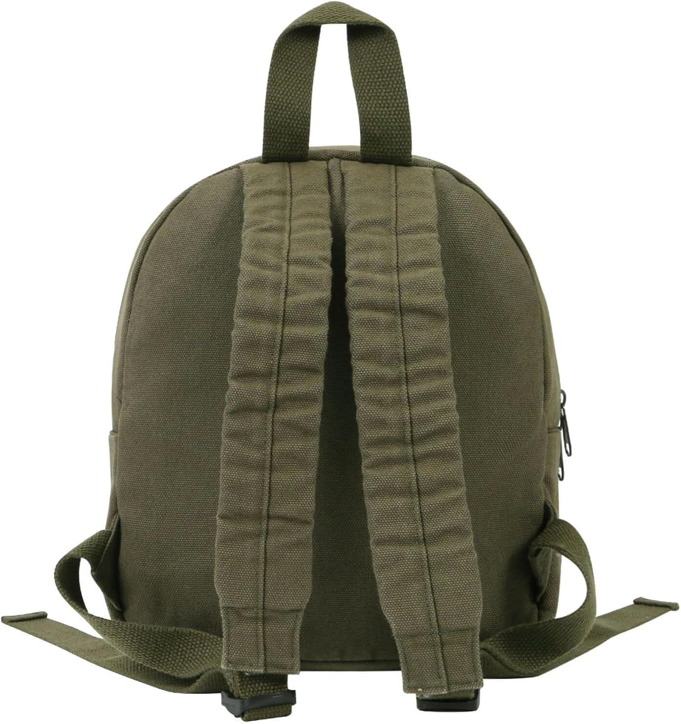 Phaoullzon Teen Girls Mini Backpack Purse Kids Canvas Small Tiny Cute Bag,Olive green