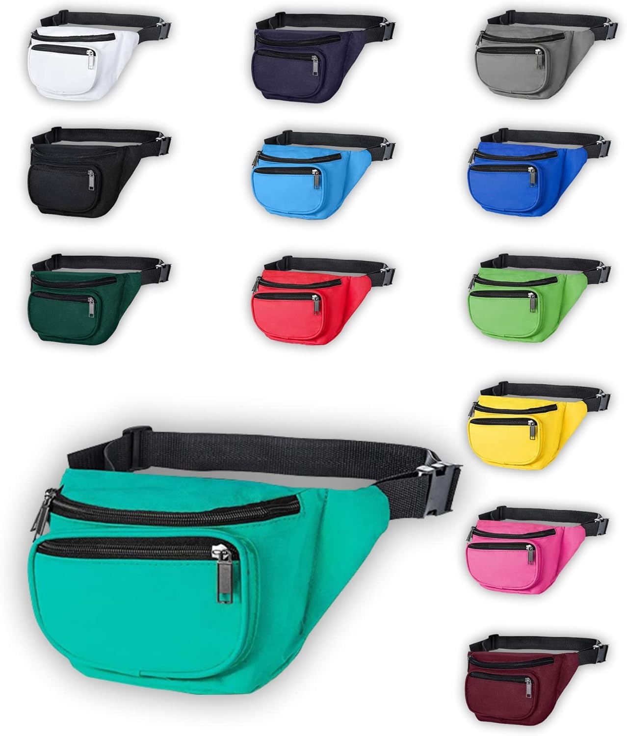 Fanny Pack, BuyAgain Quick Release Buckle Travel Sport Waist Fanny Pack Bag For Men Or Women