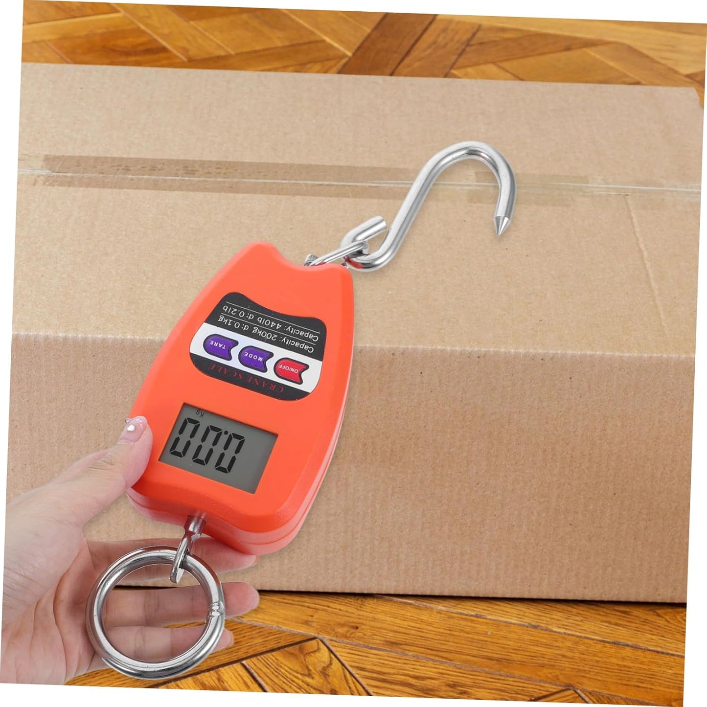 STOBAZA Handheld Digital Luggage Scale Crane Scale Portable Weighing Tool Travel Hook