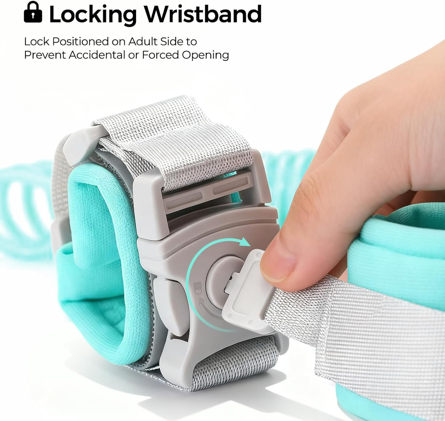 Cable Luggage Lock, Retractable Cable Lock Anti Lost Travel Locks for Suitcase with Wrist Strap for Suitcases, Backpacks, and Carry-On Bags, Green