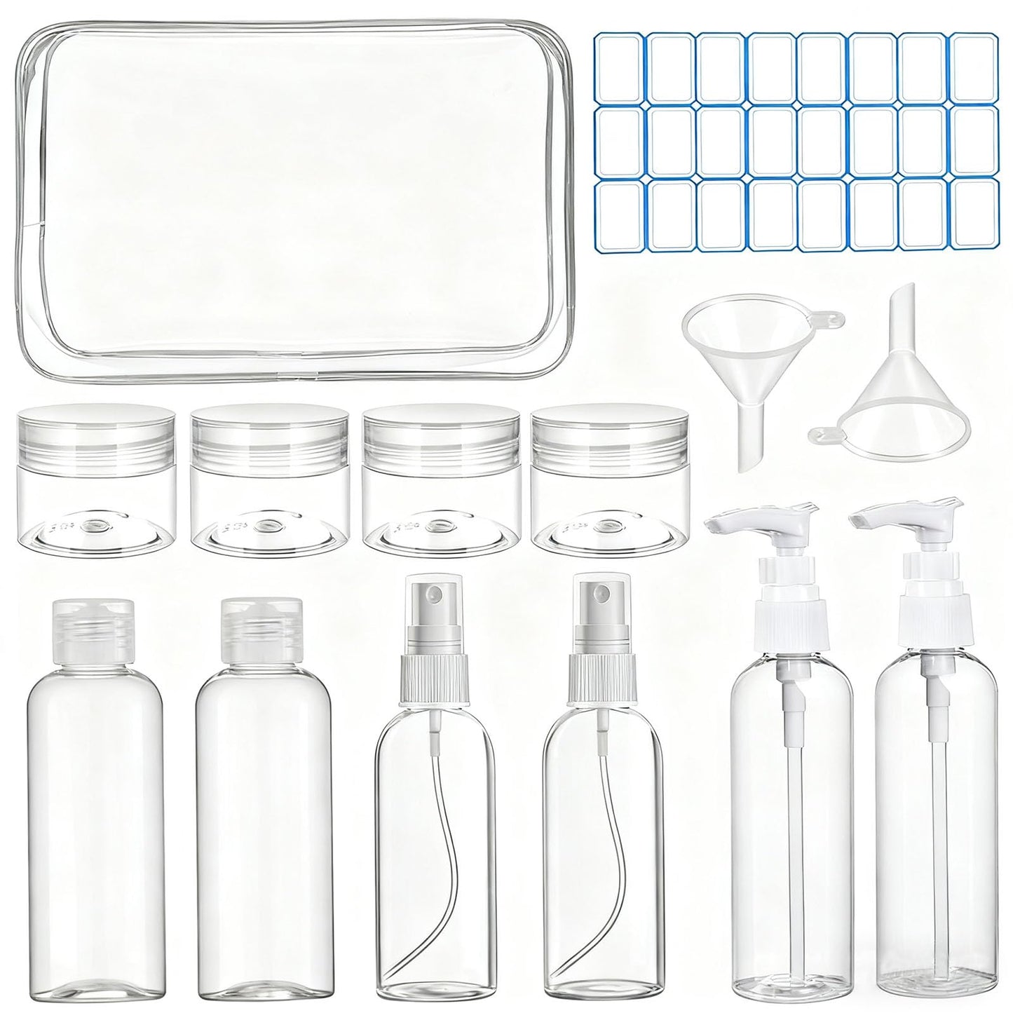 DTDNZKN 14 Pack Travel Bottles Set for Toiletries TSA Approved
