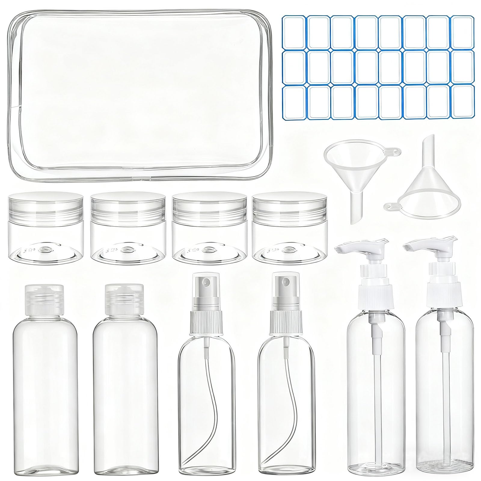 DTDNZKN 14 Pack Travel Bottles Set for Toiletries TSA Approved