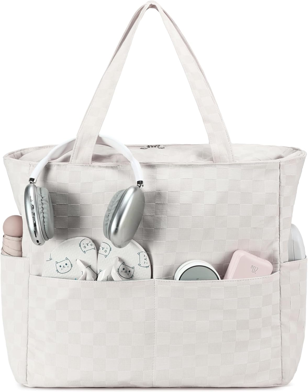 Bluboon Waterproof Beach Tote Pool Bags for Women Ladies Extra Large Carry On Bag With Wet Compartment for Weekender Travel