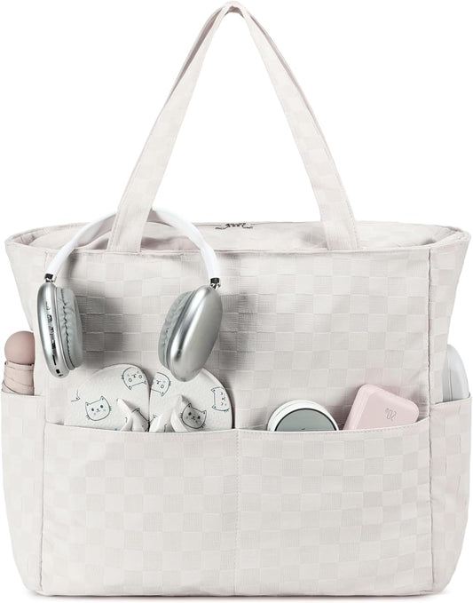 Bluboon Waterproof Beach Tote Pool Bags for Women Ladies Extra Large Carry On Bag With Wet Compartment for Weekender Travel
