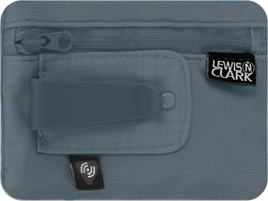Lewis N. Clark RFID Hidden Clip Stash Money Belt Travel Pouch + Credit Card/Id Holder for Women & Men