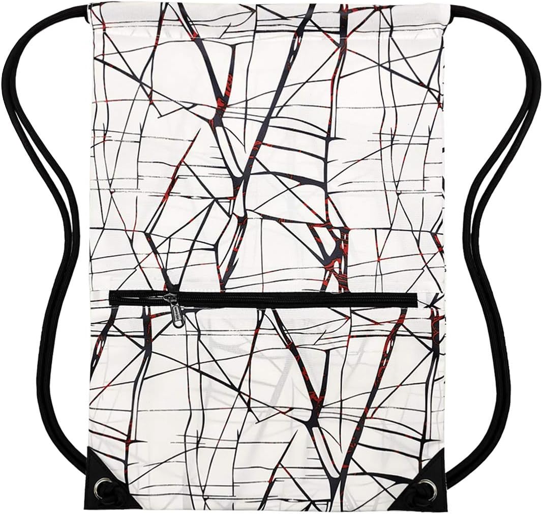 HOLYLUCK Drawstring Backpack Bag Sport Gym Sackpack