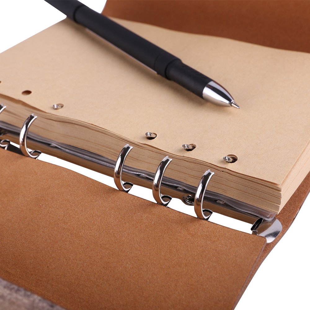 Refillable Journal Notebook, Vintage Travel Diary with Blank Pages, Gifts