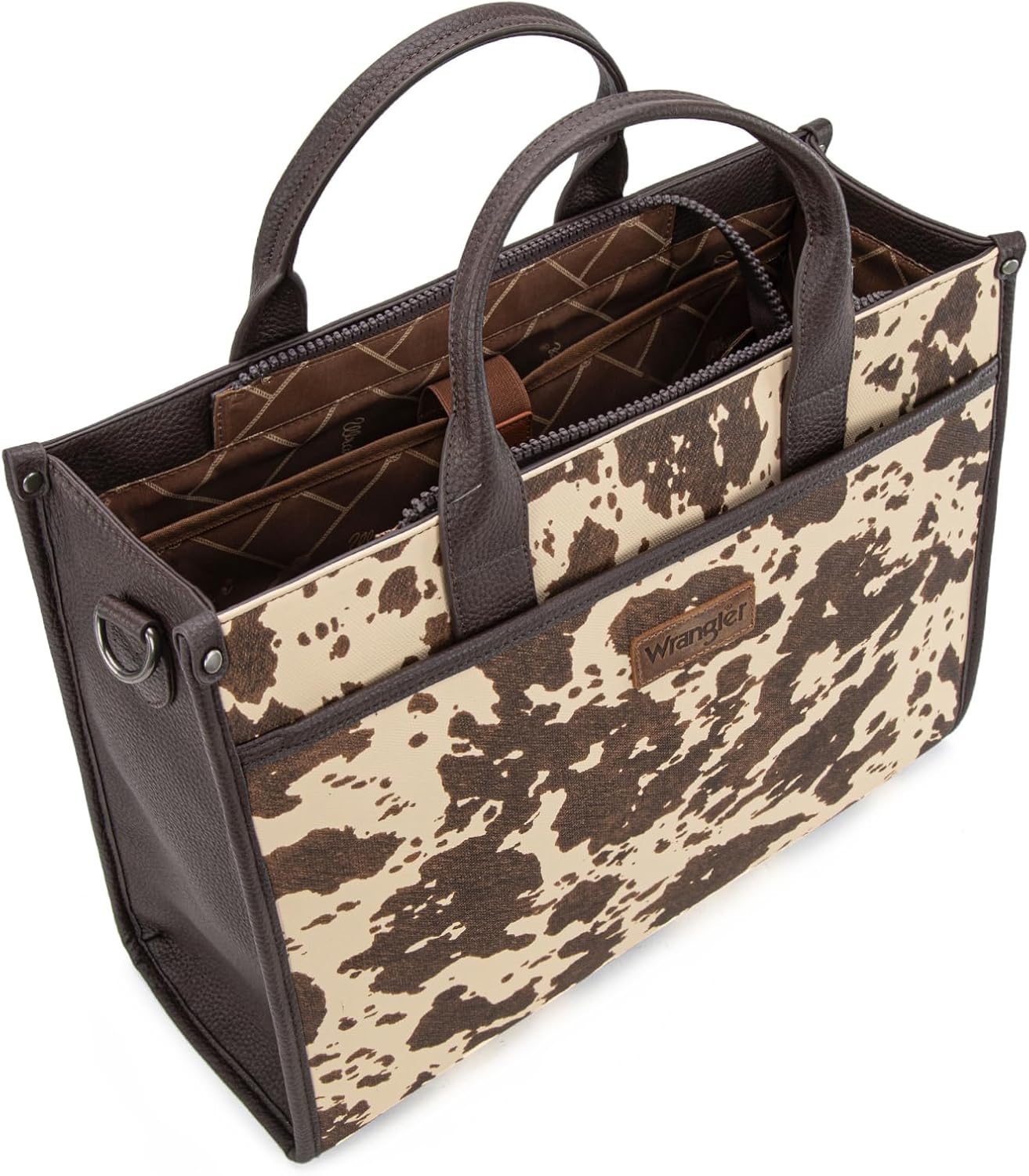 Wrangler Laptop Bag for Women 15.6 Inch Vintage Work Tote Bag for Business Briefcase Handbag with