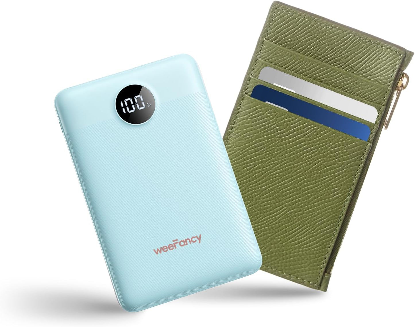 Small Portable Charger Power Bank 10,000 mAh, Upgraded Compact Battery Pack for Phone Charging, PD3.1&QC Fast Charging Mini Travel Power Bank for iPhone/Samsung/Google/Tablet/AirPod (Blue)