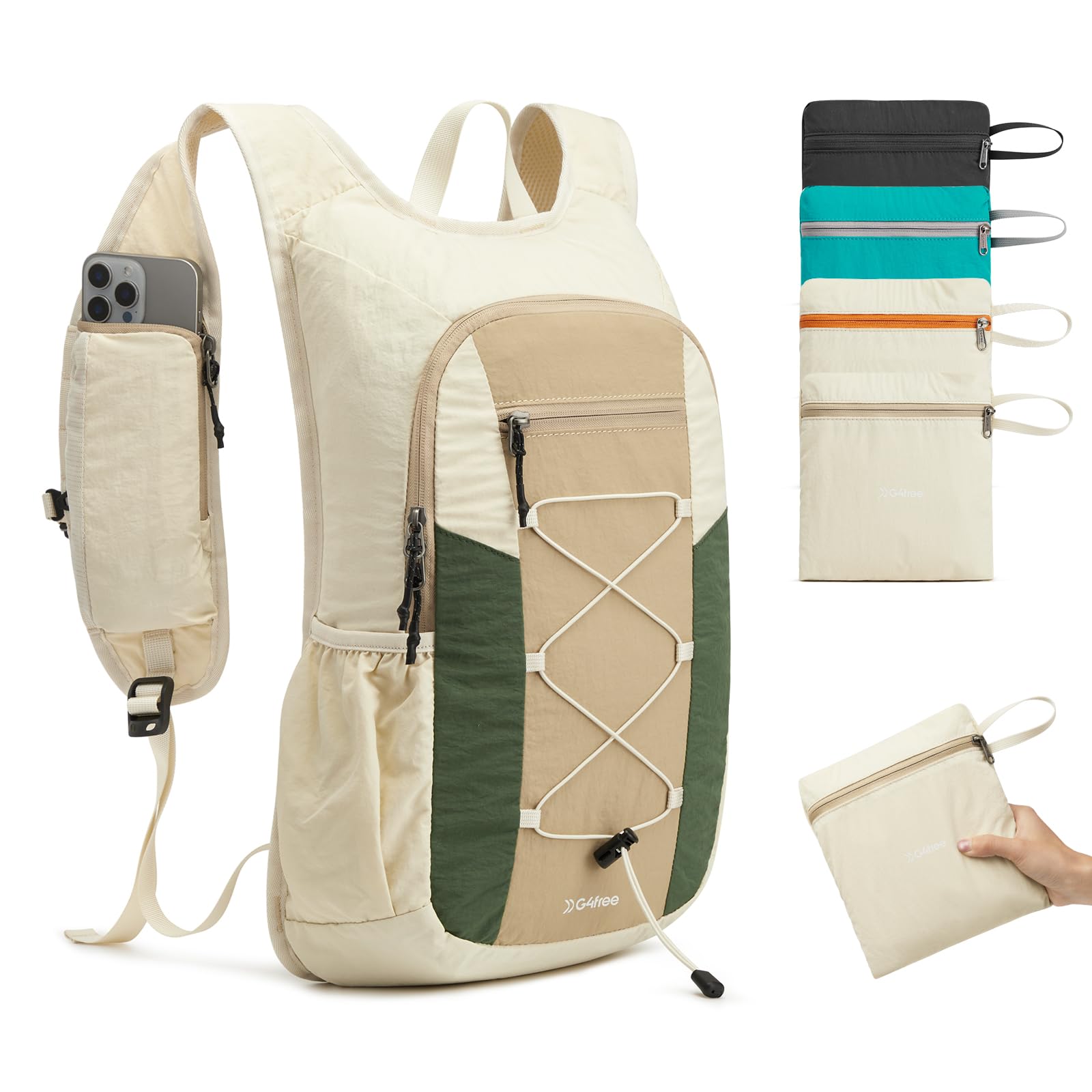 G4Free 20L Lightweight Packable Hiking Backpack for Women Men