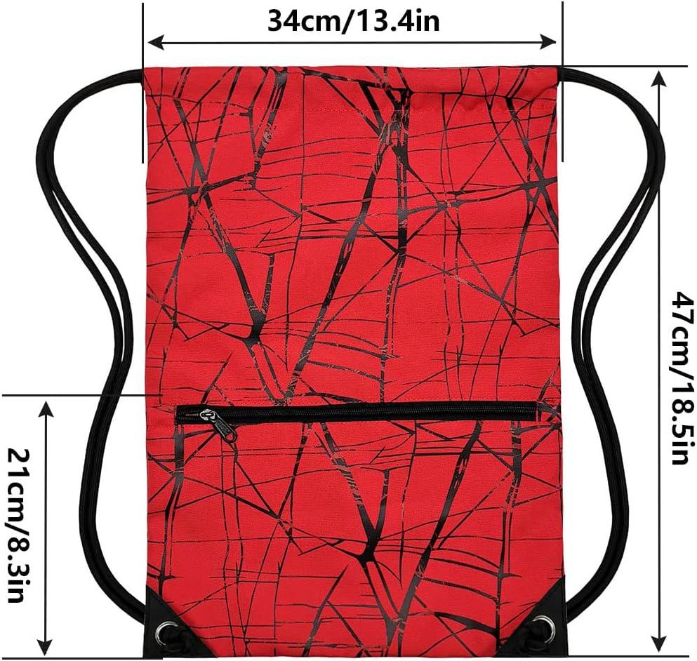 HOLYLUCK Drawstring Backpack Bag Sport Gym Sackpack