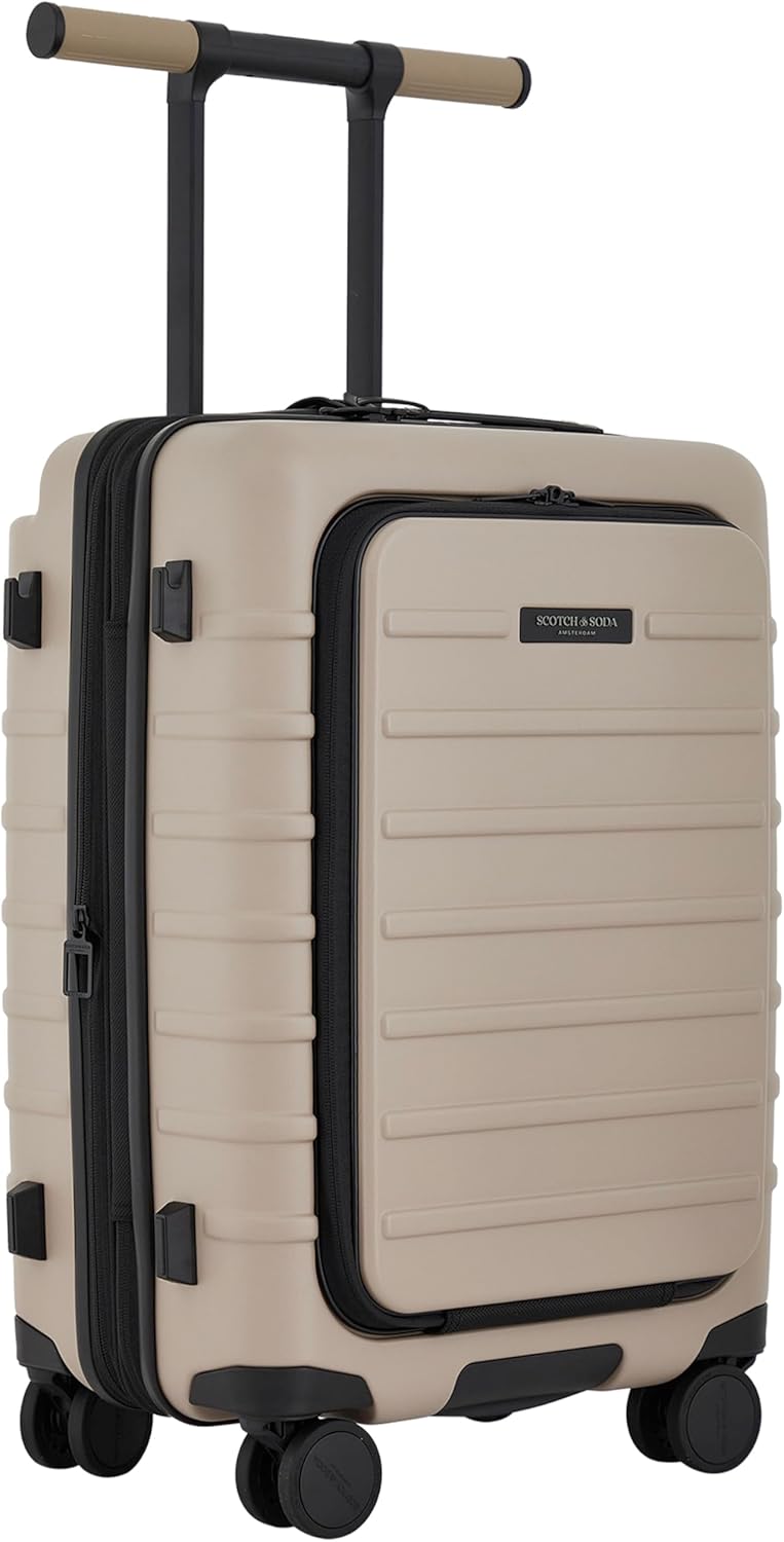 Scotch & Soda Tilburg Luggage, Pebble, 22-Inch Carry-On