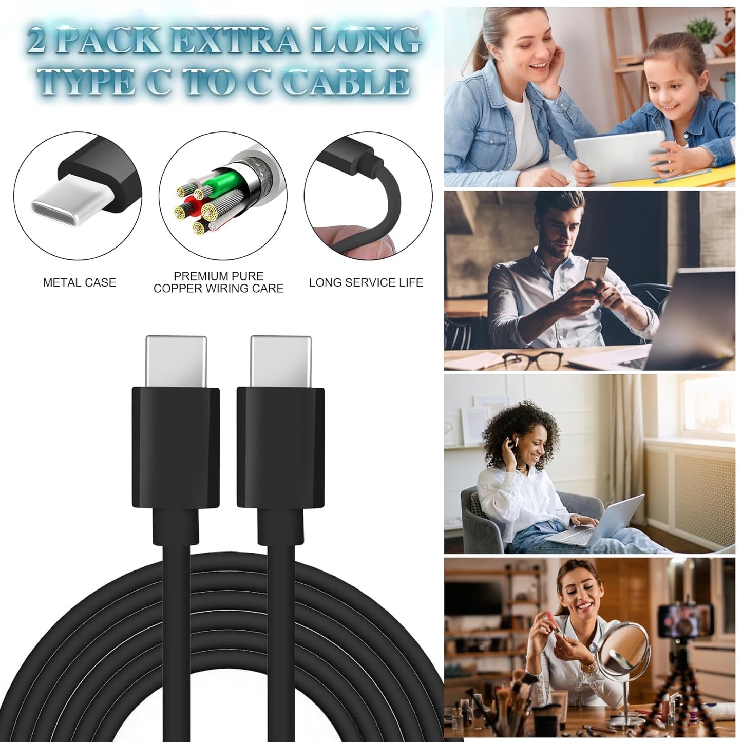 Samsung Super Fast Charger,Samsung Charger Fast Charging Block,3Pack 25WSamsung USB C Wall Charger,10FT Quick USBC Cable for SamsungGalaxy S25 Ultra/S24+/S23/S22/S21/S20+/A14/Z Fold 7/6/5/Z Flip 7/6/5