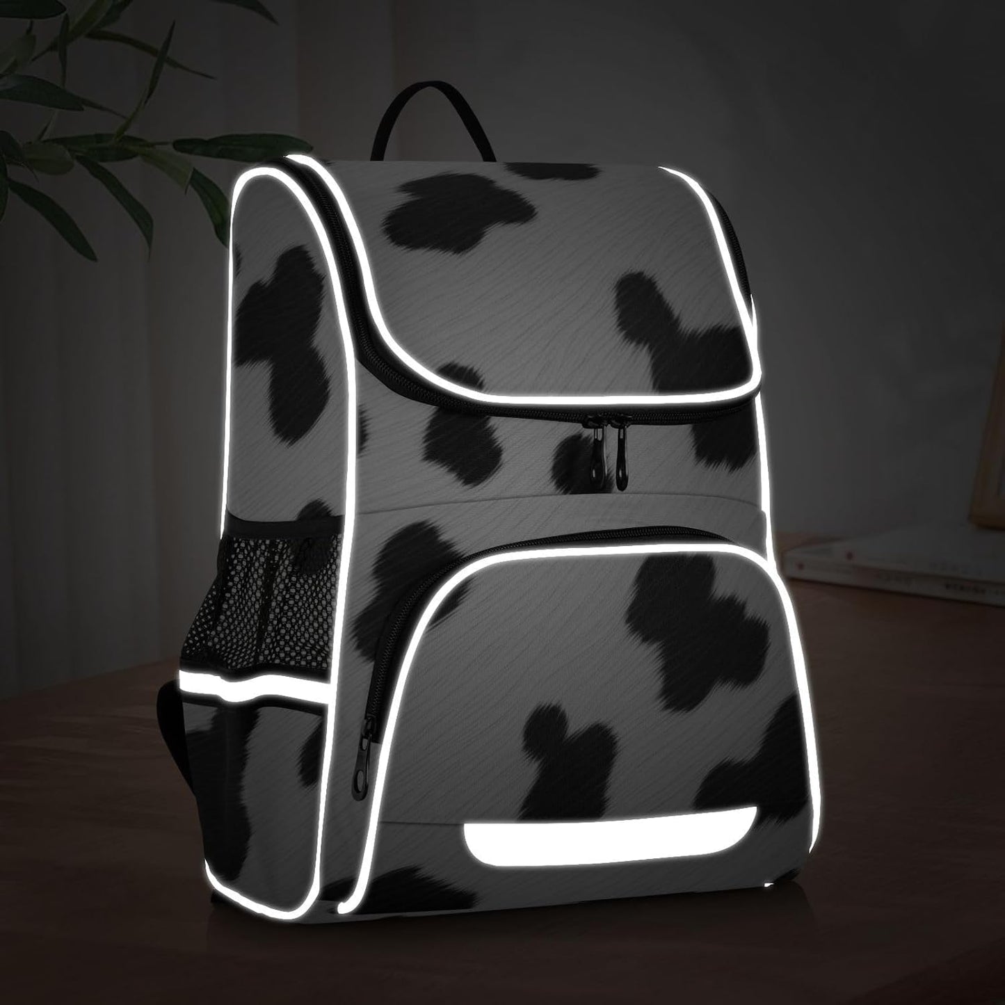 Cow Print Cute Backpack For Girls Kids Backpack Boys Teen School Bag Bookbag Travel Daypacks