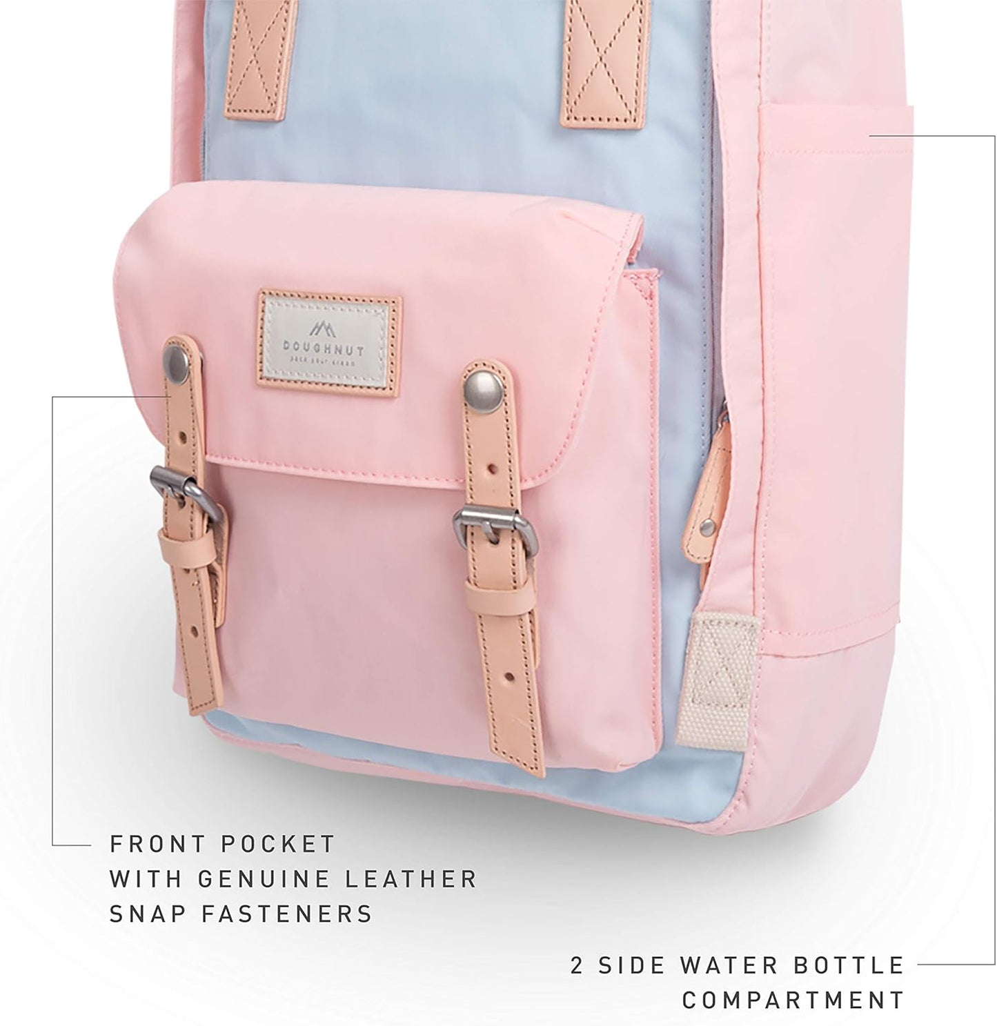 Doughnut Macaroon 16L Travel Backpack Ladies College Lightweight Casual Daypacks Bag Backpack