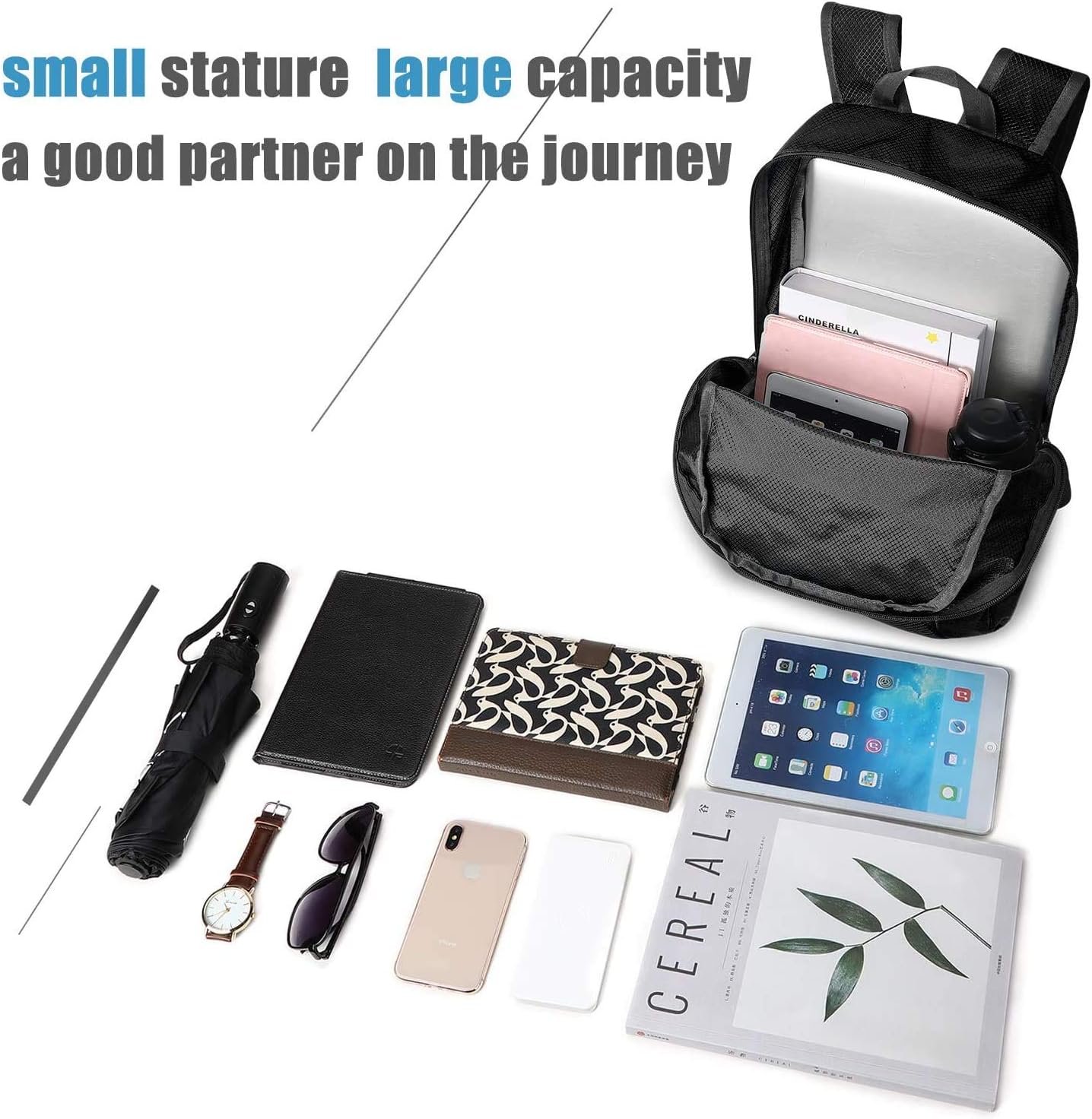 G4Free 20L Lightweight Packable Backpack Travel Hiking Daypack Foldable Backpack for Men Women
