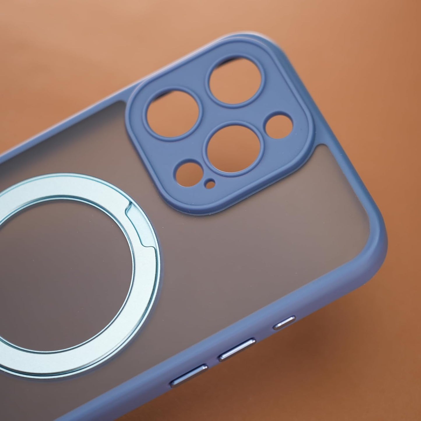 360° Spin Magnetic Stand for iPhone 16 Pro Case, [Fit for MagSafe][Military Protection][Full Camera Protection] Adjustable Kickstand iPhone Case for iPhone 16 Pro 6.3", Blue