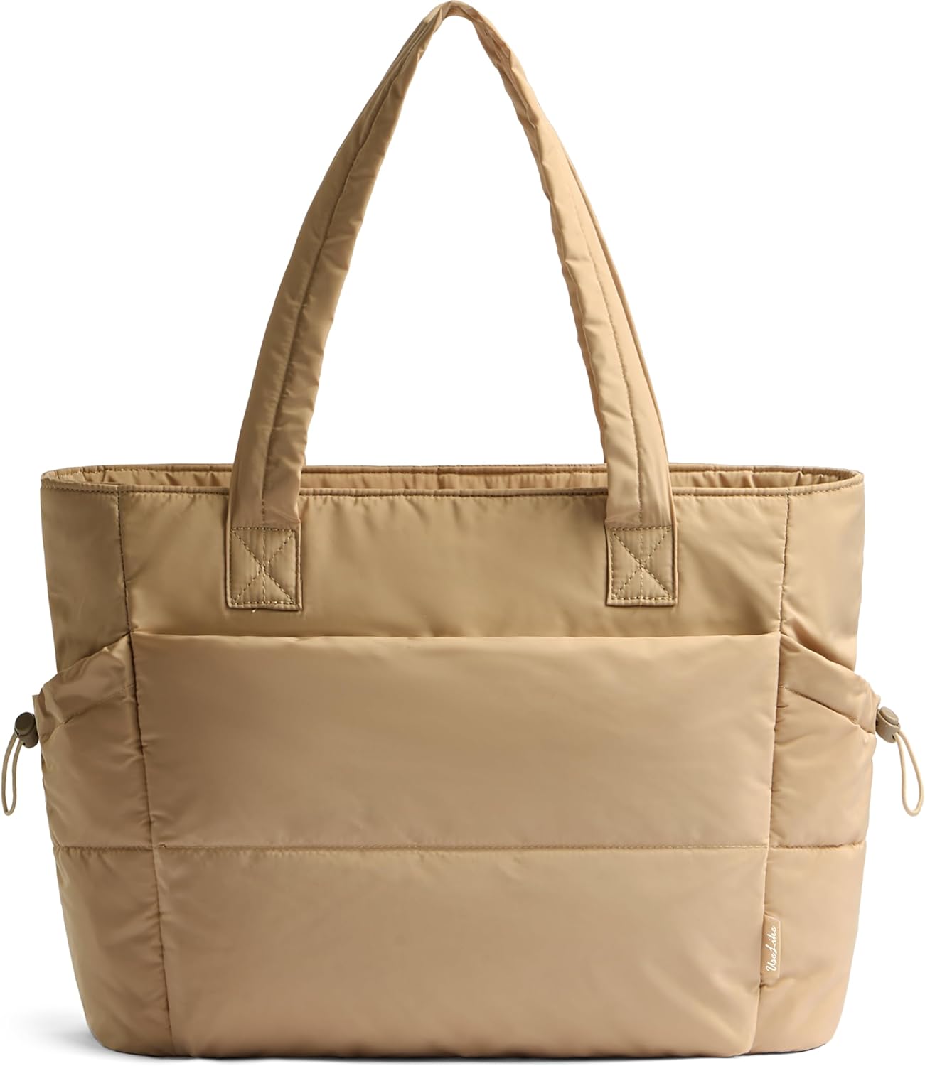 Tote Bag for Women Puffy Work Bags for Women with Zipper Lightweight Quilted Puffer Tote Bag for Travel, Teacher, Nurse