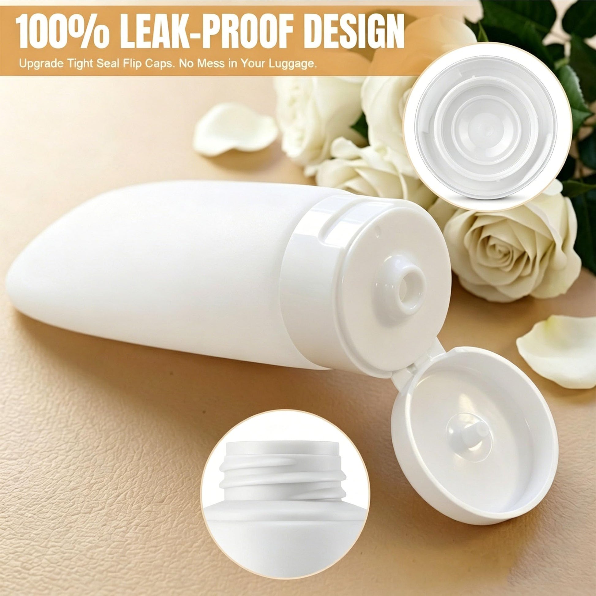 DEWSENSI 20 Pack Travel Bottles Set for Toiletries TSA Approved