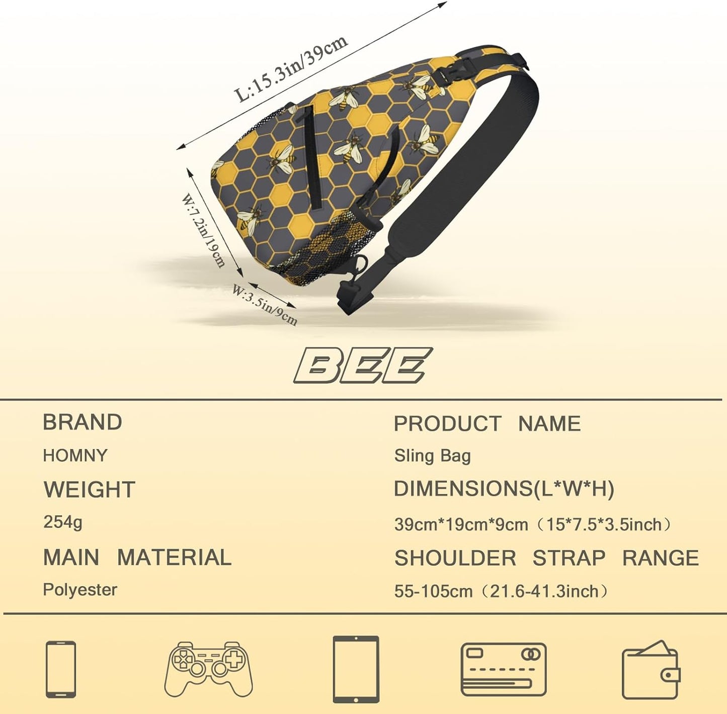 Sling Backpack Trendy Sling Bag Multipurpose Crossbody Sling Travel Hiking Crossbody Shoulder Backpack