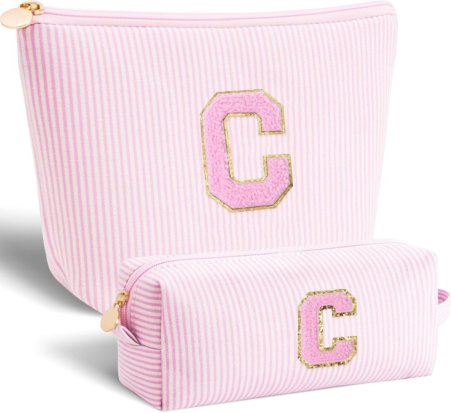 Customized Mothers Day Gifts - Birthday Gift for Mom,Gifts From Daughter,Mother in Law Gifts,Mama Gift Idea,Makeup Bag Set Cosmetic Bag - Pink,C